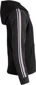 img 3 attached to 👦 Boys' Zip Up Fleece Hoodie Sweatshirt by Ben Sherman