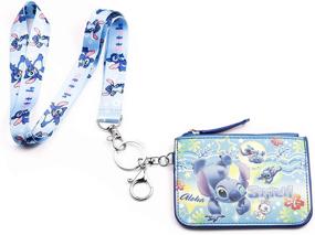 img 4 attached to Stylish Stitch Credit Wallet Lanyard - Green Women's Handbags & Wallets Combo