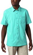 columbia slack shirt carbon large men's clothing logo