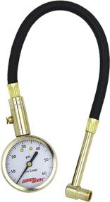 img 3 attached to 🔧 Accu-Gage RA60X (5-60 PSI) Right Angle Chuck Dial Tire Pressure Gauge: Enhanced with Hose and Standard Valve