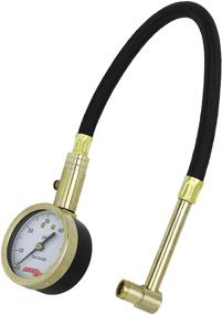 img 2 attached to 🔧 Accu-Gage RA60X (5-60 PSI) Right Angle Chuck Dial Tire Pressure Gauge: Enhanced with Hose and Standard Valve