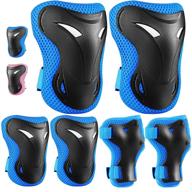 🛹 vancok kids/youth protective gear: upgraded 6-in-1 safety pads set for rollerblading, skateboarding, cycling, and more – adjustable strap, version 5.0 logo