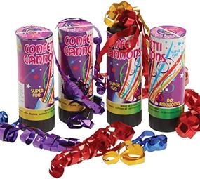 img 4 attached to ArtCreativity Confetti Cannons: Vibrant Set of 4 Party Poppers for Memorable Celebrations - Perfect for Weddings, Birthdays, Graduations, and Baby Showers - Safe and Fun Confetti Poppers for Kids