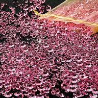 💎 sparkling pink diamond acrylic gems - 8000-piece bling table scatter crystals for vase filler, wedding, christmas & birthday decorations logo