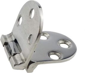 img 1 attached to 🚪 NRC&XRC Marine Grade CAST Solid 316 SS Mirror Polished Door Hinges - Marine Stainless Steel, Heavy Duty 66MM x 29MM (2.6" 1.2") Pair for Boat, RVs - Top Quality Hinges for Marine Applications!
