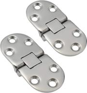 🚪 nrc&xrc marine grade cast solid 316 ss mirror polished door hinges - marine stainless steel, heavy duty 66mm x 29mm (2.6" 1.2") pair for boat, rvs - top quality hinges for marine applications! логотип