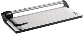 img 3 attached to 📐 Rotatrim Pro 24 Inch Cut Professional Paper Cutter/Trimmer - High-performance Precision Rotary Trimmer with Self-Sharpening Steel Blades & Twin Stainless Steel Rails (RCPRO24i)