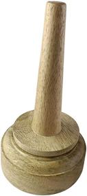 img 1 attached to 🌿 Indian Glance Wood Arts 7 Inch Classic Wood Yarn Holder with Twirling Mechanism: Organize Your Yarn Effortlessly!