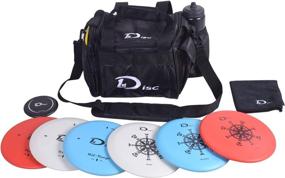 img 3 attached to Complete Disc Golf Starter Set: 2 Putters, 2 Mid-Range, 2 Drivers & Mini Disc with Towel and Bag