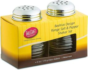 img 1 attached to 🐝 Tablecraft Beehive Range Salt and Pepper Shakers - Stylish 6 oz. Set of Two for Perfect Seasoning