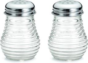 img 2 attached to 🐝 Tablecraft Beehive Range Salt and Pepper Shakers - Stylish 6 oz. Set of Two for Perfect Seasoning