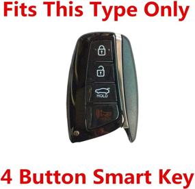 img 1 attached to Silicone Keyless Protector SY5DMFNA04 95440 4Z200 Interior Accessories