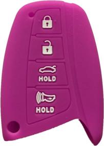 img 2 attached to Silicone Keyless Protector SY5DMFNA04 95440 4Z200 Interior Accessories