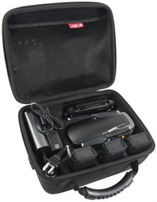 img 4 attached to 🎒 Hermitshell Hard EVA Travel Case for DJI Mavic Air Quadcopter Drone - Fits Drone, 3 Extra Batteries, Controller, and Charger