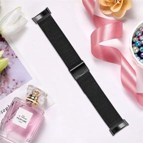 img 3 attached to Регулируемая замена FitTurn SmartWatch из нержавеющей стали