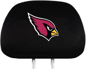 img 1 attached to 🏈 FANMATS NFL Arizona Cardinals Head Rest Covers: Protect Your Head Rests in Style with the 2-Pack Black Design