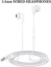 img 2 attached to APETOO Wired Earbuds with Mic, Noise Cancelling Headphones for Samsung Galaxy A11 A20 A71, S10 S9 🎧 S8 Plus, Google Pixel 4a, LG Stylo 6 5, Moto G Power Play Stylus, Computer - Aux Earphones