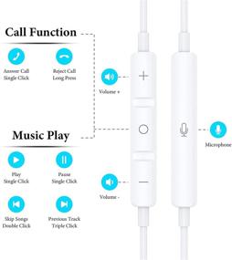 img 1 attached to APETOO Wired Earbuds with Mic, Noise Cancelling Headphones for Samsung Galaxy A11 A20 A71, S10 S9 🎧 S8 Plus, Google Pixel 4a, LG Stylo 6 5, Moto G Power Play Stylus, Computer - Aux Earphones