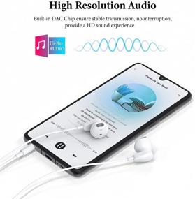 img 3 attached to APETOO Wired Earbuds with Mic, Noise Cancelling Headphones for Samsung Galaxy A11 A20 A71, S10 S9 🎧 S8 Plus, Google Pixel 4a, LG Stylo 6 5, Moto G Power Play Stylus, Computer - Aux Earphones