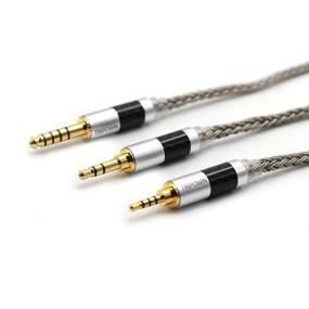 img 3 attached to Кабель для наушников Linsoul Tripowin Zonie 16 Core Silver Plated SPC Cable для BL03 TRN V90 V80 AS10 ZS10 ZS6 ES4 ZST ZSR Iems (2Pin 0")