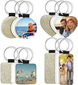 img 4 attached to Sublimation Keychain Pendant Glitter Transfer Printmaking in Printing Presses & Accessories