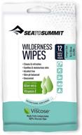 🏕️ sea to summit wilderness wipes: удобные и компактные необходимые средства для отдыха на открытом воздухе размером 6 x 8 дюймов. логотип