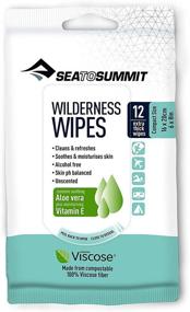 img 2 attached to 🏕️ Sea to Summit Wilderness Wipes: удобные и компактные необходимые средства для отдыха на открытом воздухе размером 6 x 8 дюймов.