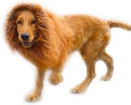 🎃 lion mane dog halloween costume: perfect wig clothes for large & medium dogs to rock the halloween party with funny cosplay! логотип