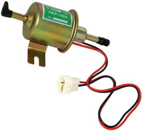 img 1 attached to 🔌 12V Heavy Duty Electric Fuel Pump Metal Solid Petrol JDMSPEED Universal 12 Volts