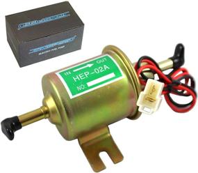 img 4 attached to 🔌 12V Heavy Duty Electric Fuel Pump Metal Solid Petrol JDMSPEED Universal 12 Volts
