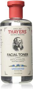 img 2 attached to 🌿 Thayers Alcohol-Free Unscented Witch Hazel and Aloe Vera Toner (Pack of 2) - Gentle & Effective Skincare Solution