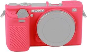 img 2 attached to 🌹 Protective Silicone Case for Sony Alpha A6000 ILCE-6000 Camera - Rose