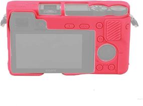 img 1 attached to 🌹 Protective Silicone Case for Sony Alpha A6000 ILCE-6000 Camera - Rose