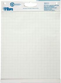 img 1 attached to TOPS Easel Pad with Tabletop Easel - 30 Self Stick Sheets, White - 22 x 23 Inches (79250): Convenient & Versatile Display Solution