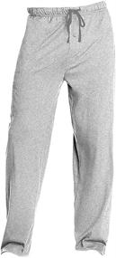img 1 attached to Hanes Mens Solid Sleep Large