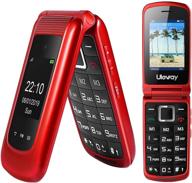 3g flip phone unlocked dual display basic cell phones with camera sos key torch logo