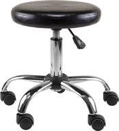 🪑 enhance your space with winsome wood clark round cushion swivel stool: adjustable height for ultimate comfort logo