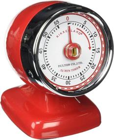 img 2 attached to Timeless Style: Kikkerland Vintage Streamline Kitchen Timer in Ravishing Red