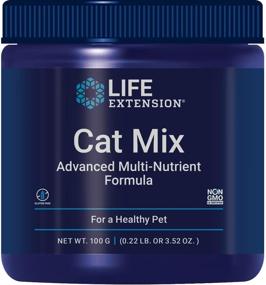 img 4 attached to 🐱 Optimal Kitty Nutrient Blend – Life Extension Cat Mix – Gluten-Free, Non-GMO – Net Weight: 100 Grams (85 Servings)
