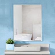 gatco beveled mount mirror silver bath logo