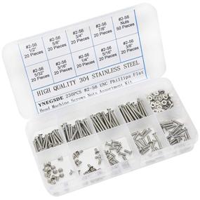 img 1 attached to Stainless Phillips Screws Assortment Kit 230PCS