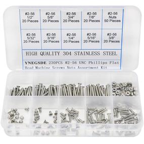 img 4 attached to Stainless Phillips Screws Assortment Kit 230PCS