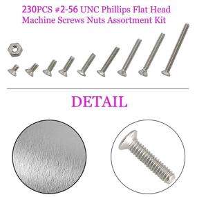 img 2 attached to Stainless Phillips Screws Assortment Kit 230PCS