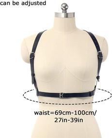 img 2 attached to Bodiy Leather Harness Adjustable Strappy