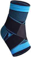 🧦 plantar fasciitis sock: arch support, swelling relief, achilles tendon brace - blue-single логотип