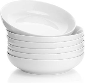 img 4 attached to 🥗 Sweese Porcelain Salad Pasta Serving Bowls