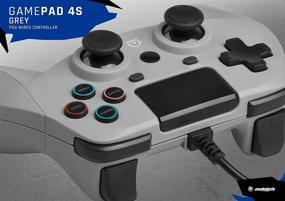 img 2 attached to Snakebyte Игровой геймпад: Pad 4 S - Серый - Совместим с PS4, PS4 Slim и PS4 Pro - PlayStation 4