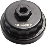 🔧 gohawkteq oil filter wrench: 64mm cartridge housing compatible with toyota rav4, camry, tundra, sienna - efficient oil cap removal! logo