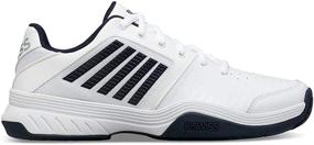 img 2 attached to Men's White K 👟 Swiss Court Express Tennis Sneaker