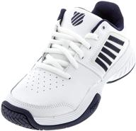 men's white k 👟 swiss court express tennis sneaker logo